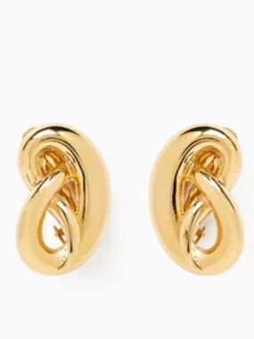 1980s Vintage GIVENCHY Infinity Clip-on Earrings